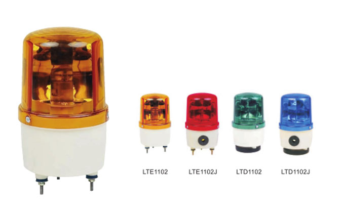 啟晟牌Φ100mm LTE-1102旋轉警示燈